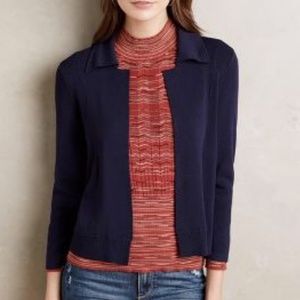 Anthropologie Moth Sweater Blazer Size M